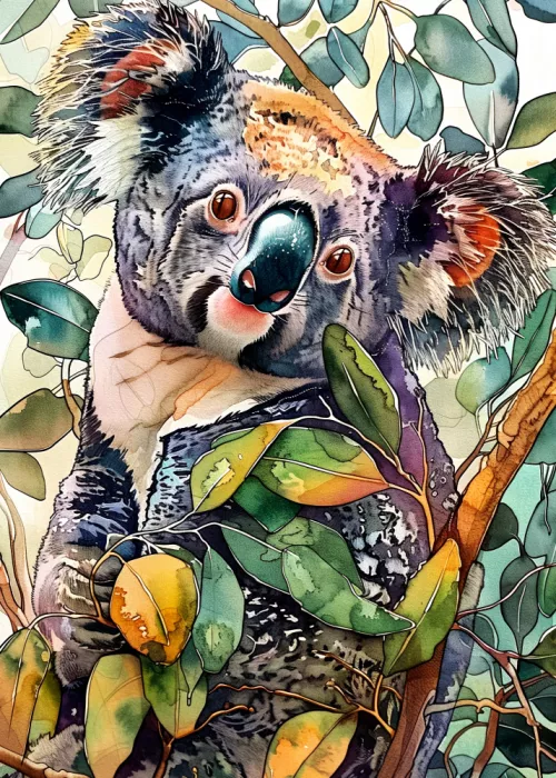 Jaszke, Justyna: Koala 3 animal art