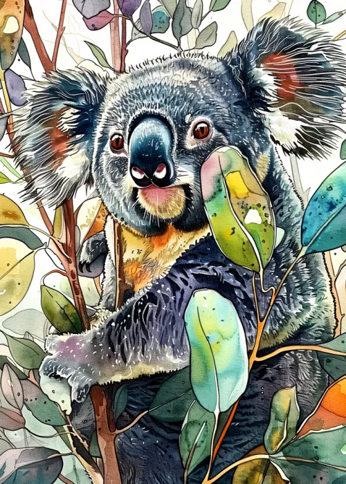 Jaszke, Justyna: Koala 5 animal art