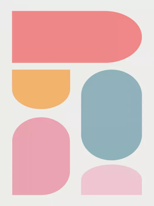 Dean, Little: Geometric Pastel Color Block
