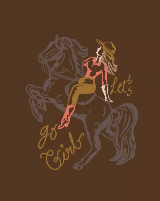 Jariwala, Nikita: Cowgirl Riding A Rearing Horse