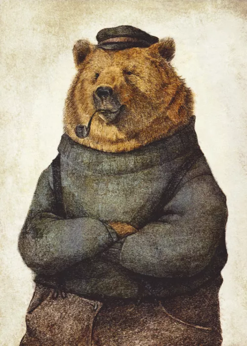 Koubou, Mike: Bear Dressed In A Sweater And Cap