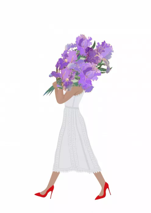 Manovski, Sarah: Boho Dress Iris white