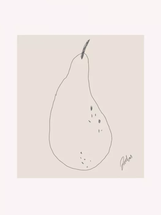 Treechild: Minimalistische Birne