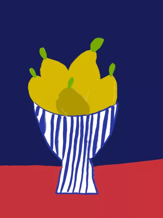 Treechild: Striped Bowl Pears