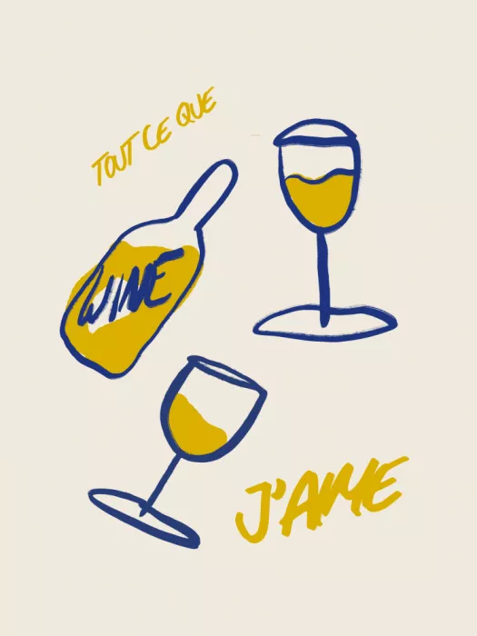 Treechild: Wein & Liebe Skizze
