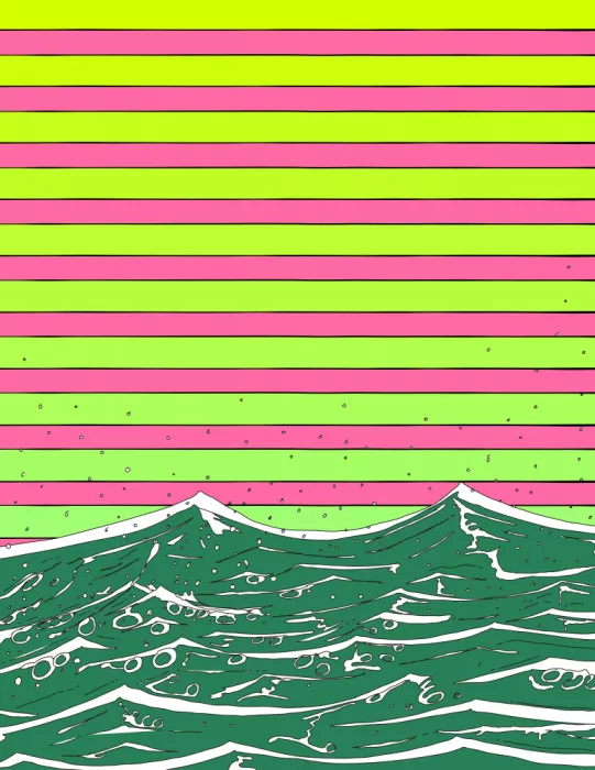 Nicholas: Onda oceanica stilizzata