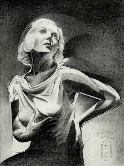 Akkers, Corné: Reflective Woman Bathed