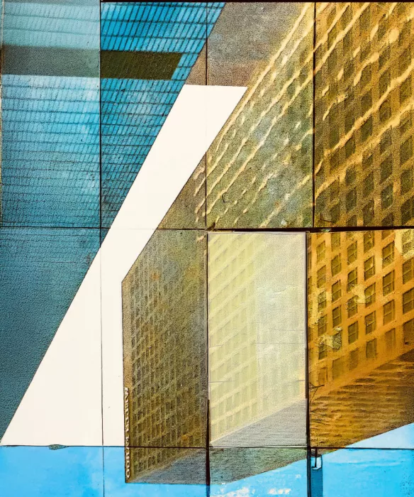 Orbach, Arnon: Reflejo en el vidrio - Los Angeles, California