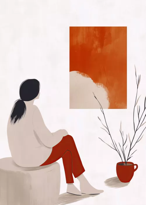 Jaszke, Justyna: Woman Life Minimal Soft Art (10)