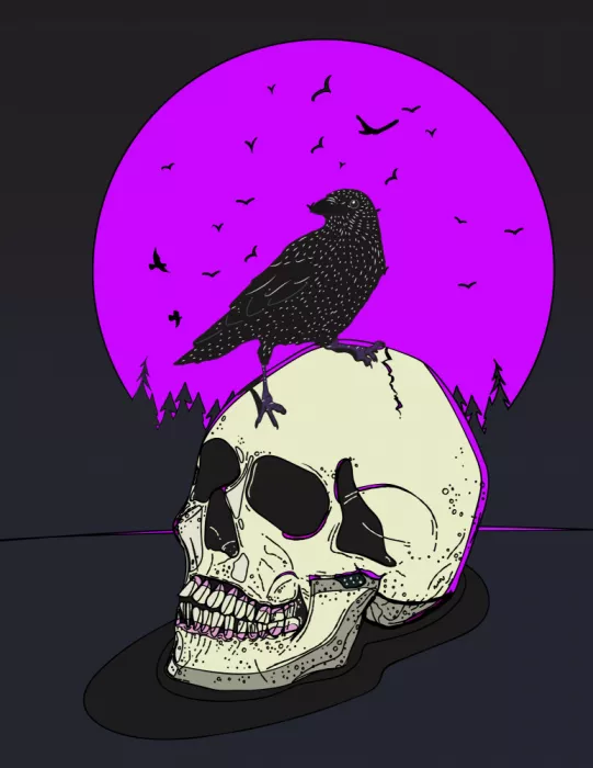 Nicholas: Crâne et Corbeau