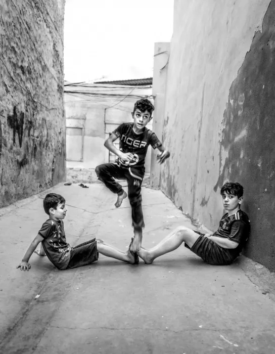 Alsofey, Bashar: Having a good time with my friends
