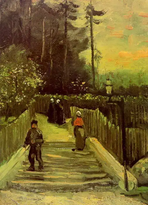 Gogh, Vincent van: Chodník na Montmartre