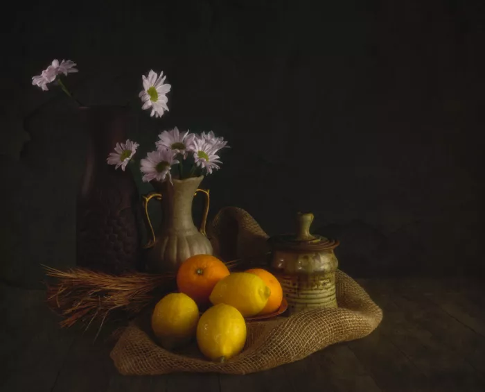 Zhong, John-Mei: Nature morte aux agrumes