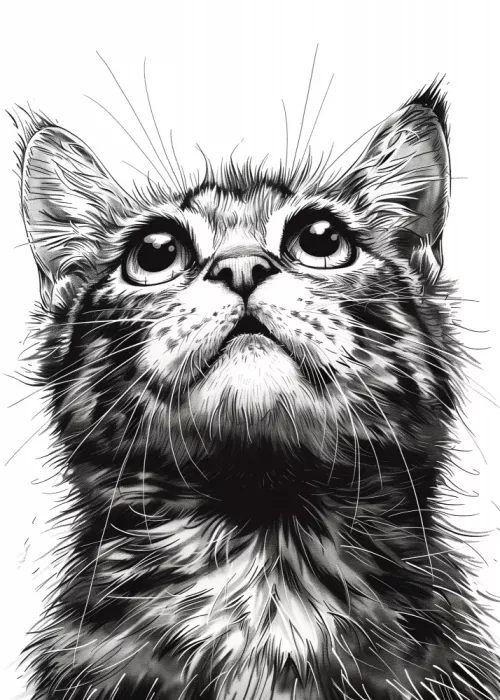 Jaszke, Justyna: Black and White Cat