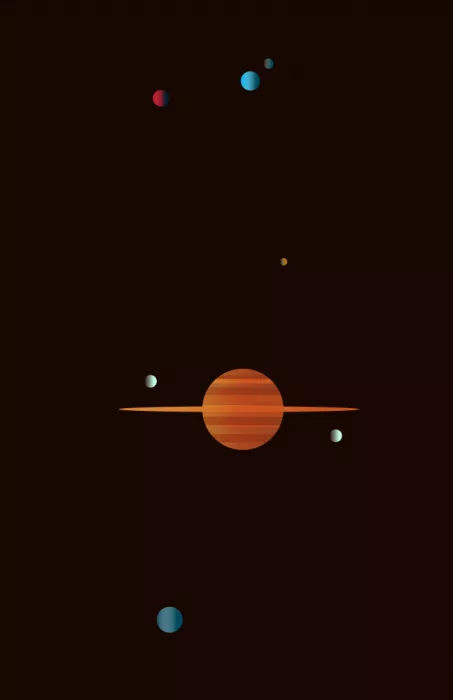 Nicholas: Arte espacial de Saturno
