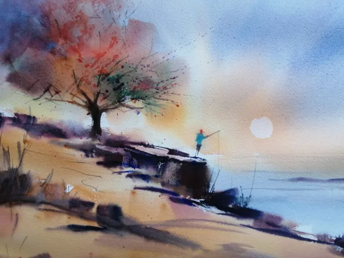 Gosti, Giorgio: Paesaggio di campagna 25