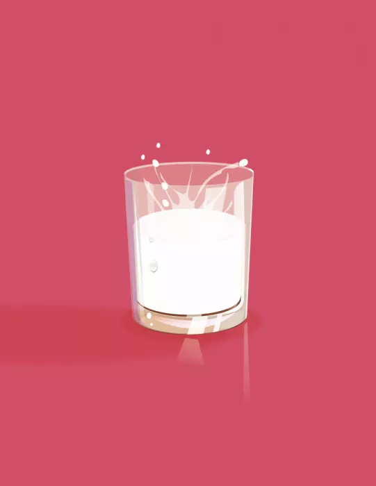 Nicholas: Vaso de leche fresca