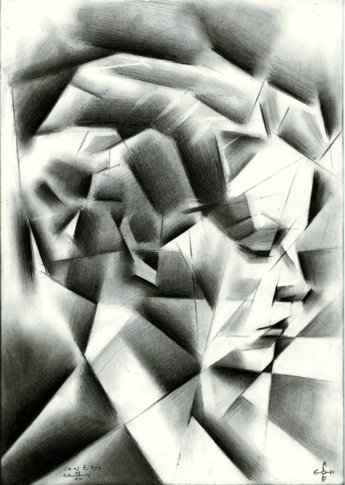 Akkers, Corné: Geometric Shapes And Monochrome Shading