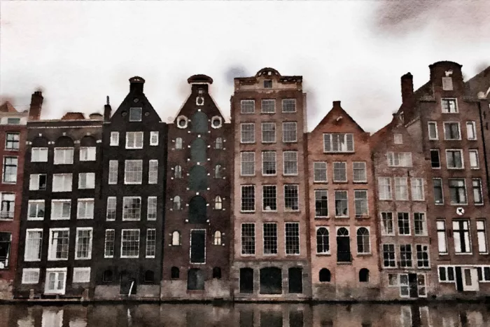 Strigel, Monika: Amsterodam - Akvarel
