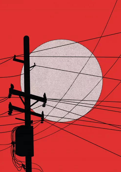 Nicholas: Japonské telegrafní vedení