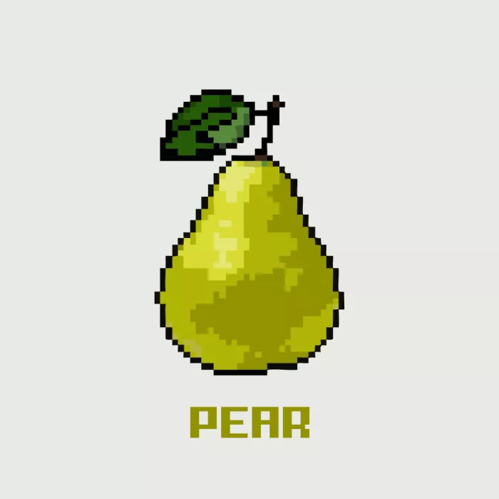 Magnusson, Andreas: Pixel Fruit - Pear