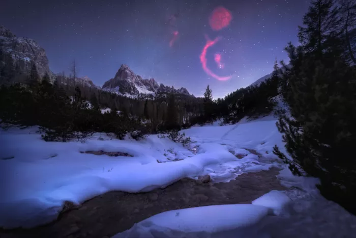 Morávek, Martin: Cielo notturno nelle Dolomiti