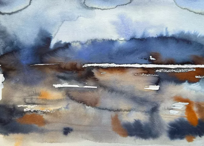 Ryhle, Helena: Horizon brumeux aux vagues