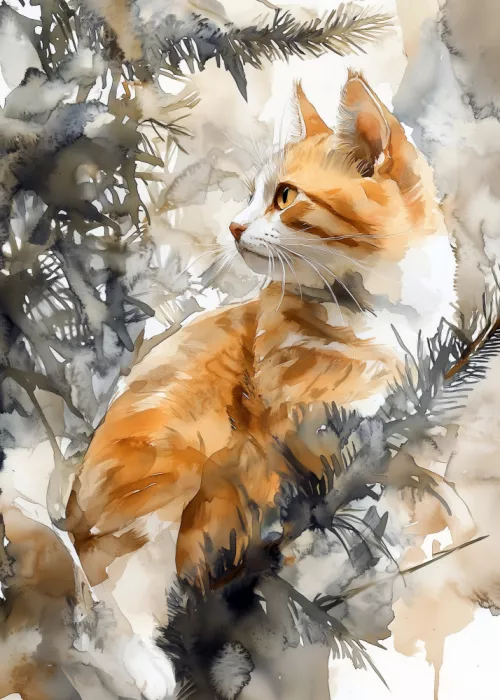Jaszke, Justyna: Cats Love the Christmas Tree (5)