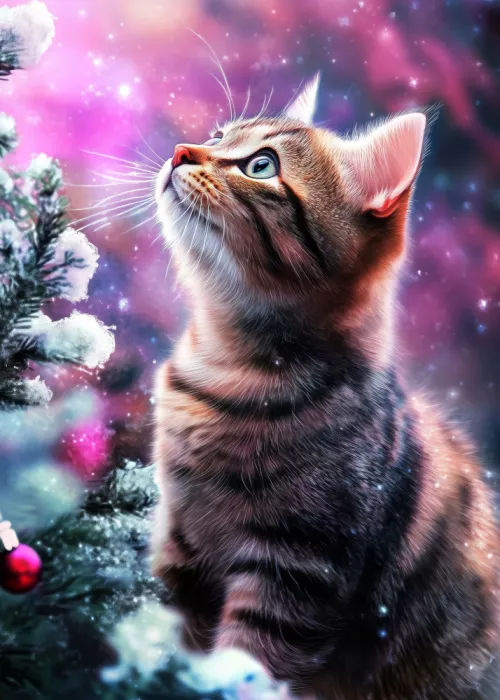 Jaszke, Justyna: Los Gatos aman el Árbol de Navidad