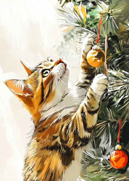 Jaszke, Justyna: Cats Love the Christmas Tree