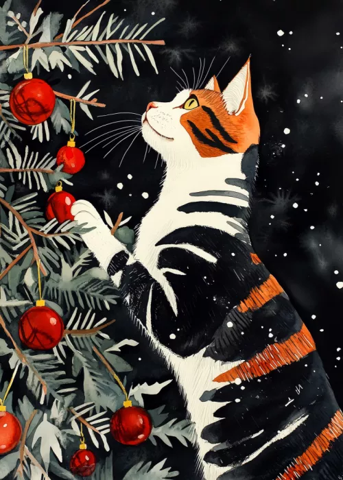 Jaszke, Justyna: Cats Love the Christmas Tree