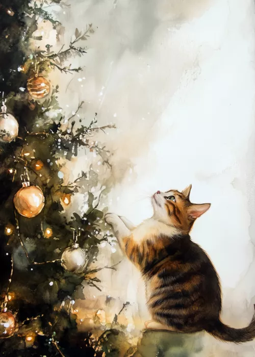 Jaszke, Justyna: Cats Love the Christmas Tree
