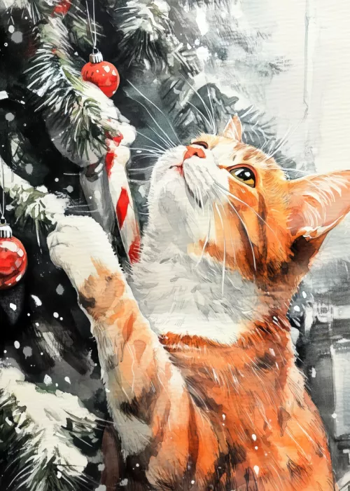 Jaszke, Justyna: Cats Love the Christmas Tree