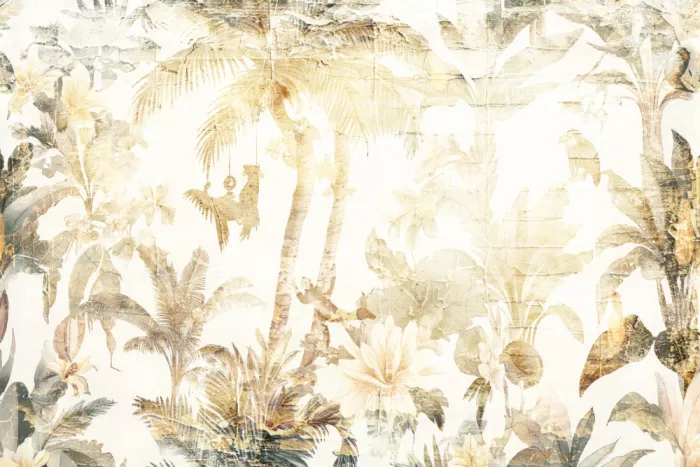 Kulik, Rafal: Illustration murale art jungle tropicale 2