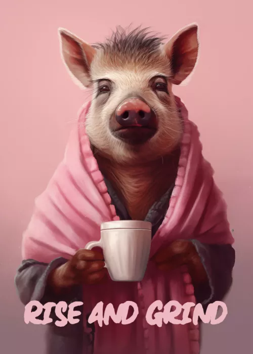 Magnusson, Andreas: Gemütliches Morgen-Schwein