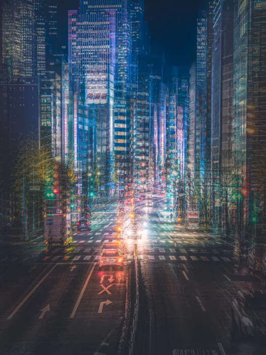 Aibe, Fumitaka: Shinjuku di Notte