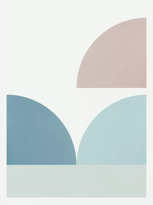 Dean, Little: Geometric Shapes in Muted Pastel Tones