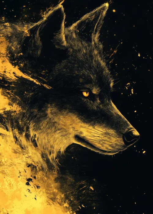 Jaszke, Justyna: Lobo dorado y negro