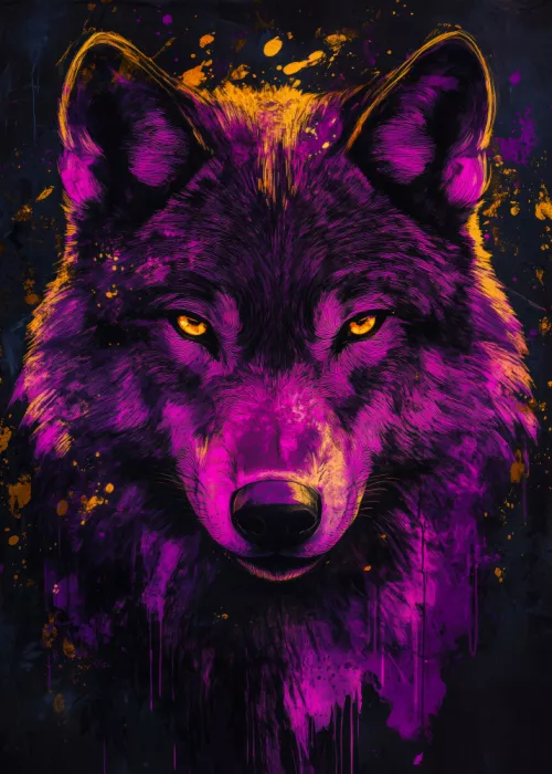 Jaszke, Justyna: Arte animal de paisaje púrpura