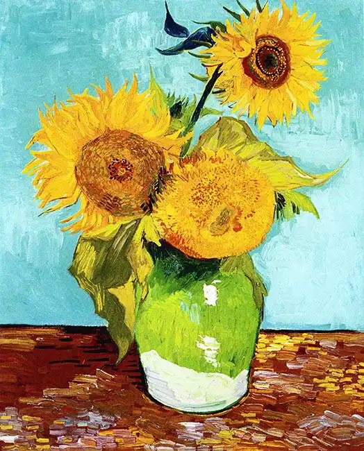 Gogh, Vincent van: Tři slunečnice