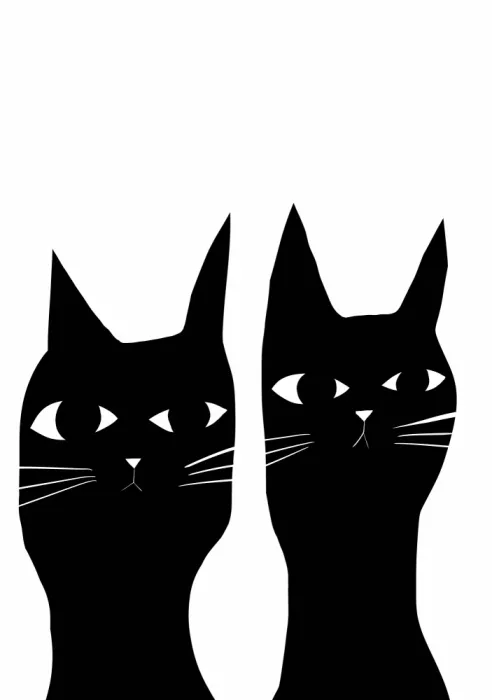 Bursic, Sharyn: Zwei schwarze Katzen