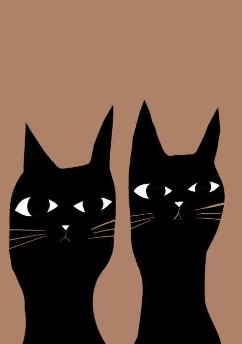 Bursic, Sharyn: Zwei schwarze Katzen