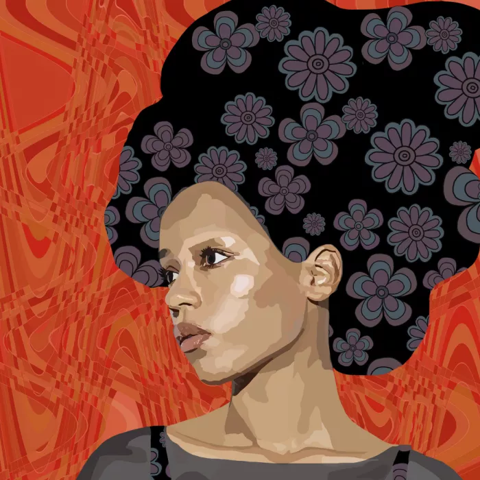 Rakos, Lynnda: Afro Woman