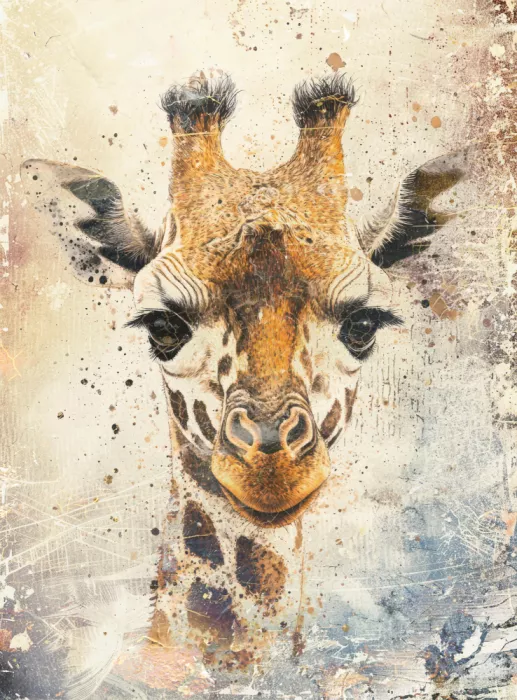 Kulik, Rafal: Giraffa Illustrazione Artistica 04