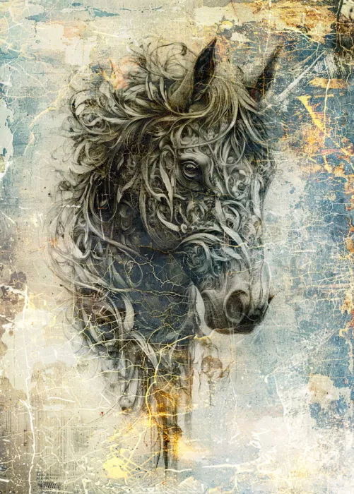 Kulik, Rafal: Cheval Art Animalier Illustration 31
