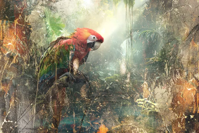 Kulik, Rafal: Illustration Art Animalier Perroquet 19