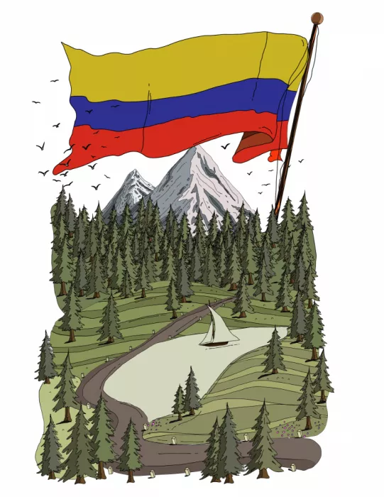 Nicholas: Cartel de viaje Colombia