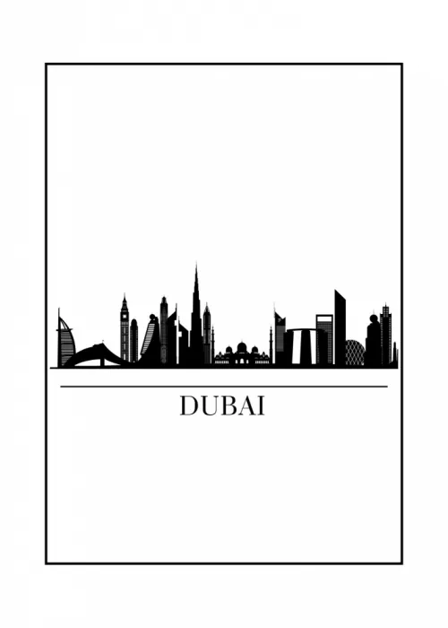 -, N. Kristina: Skyline de Dubai