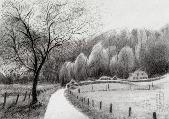 Akkers, Corné: Tranquil Countryside Scene