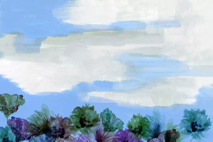 cartissi: Flores silvestres susurrantes cielo